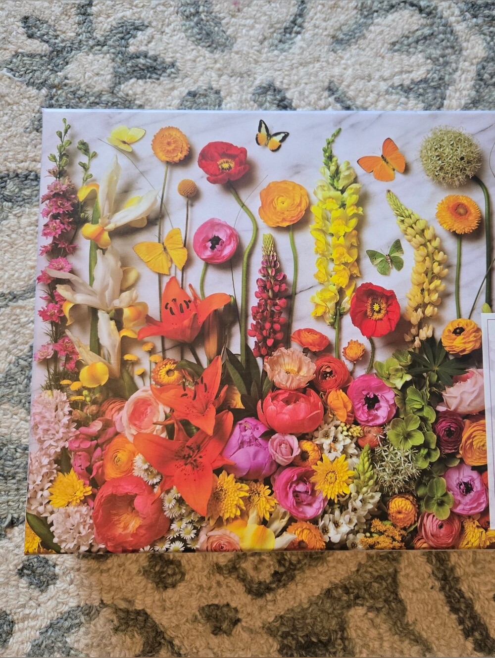 Galison Floral Joyful Puzzle 1000 Piece Multicolor